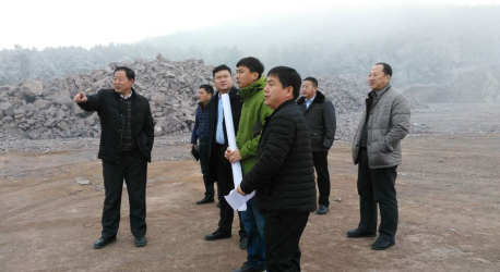 仟億達與葫蘆島市領導不畏嚴寒，共同實地考察勘測及選址